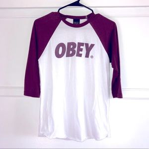 Obey Raglan Tee
